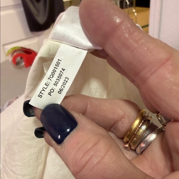 Vineyard Vines Smocked Puff Sleeve Midi Dress in Navy and Orange Floral L - Picture 12 of 13